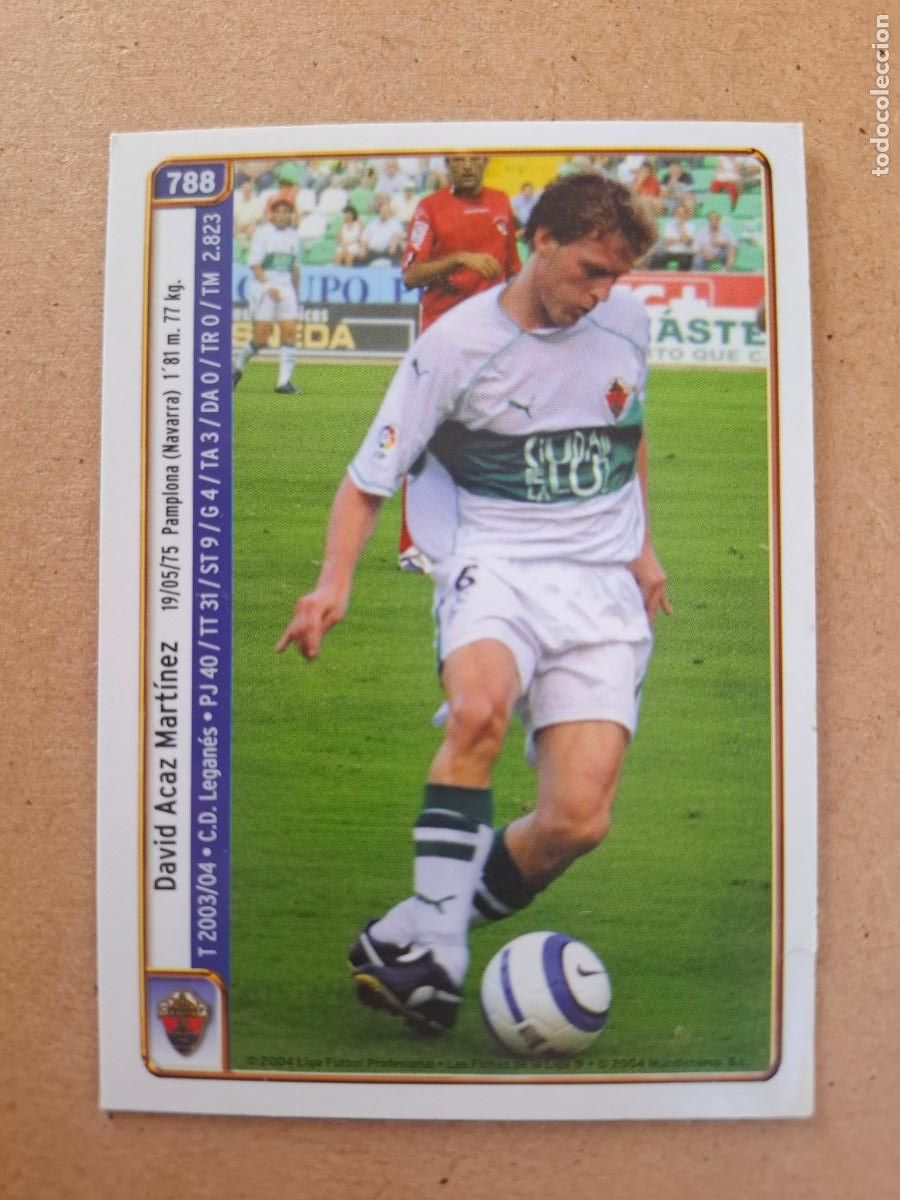 Cromos de Futebol: MUNDICROMO 2004 2005 04 05 - 788 TXIKI / ALFREDO - ELCHE CF