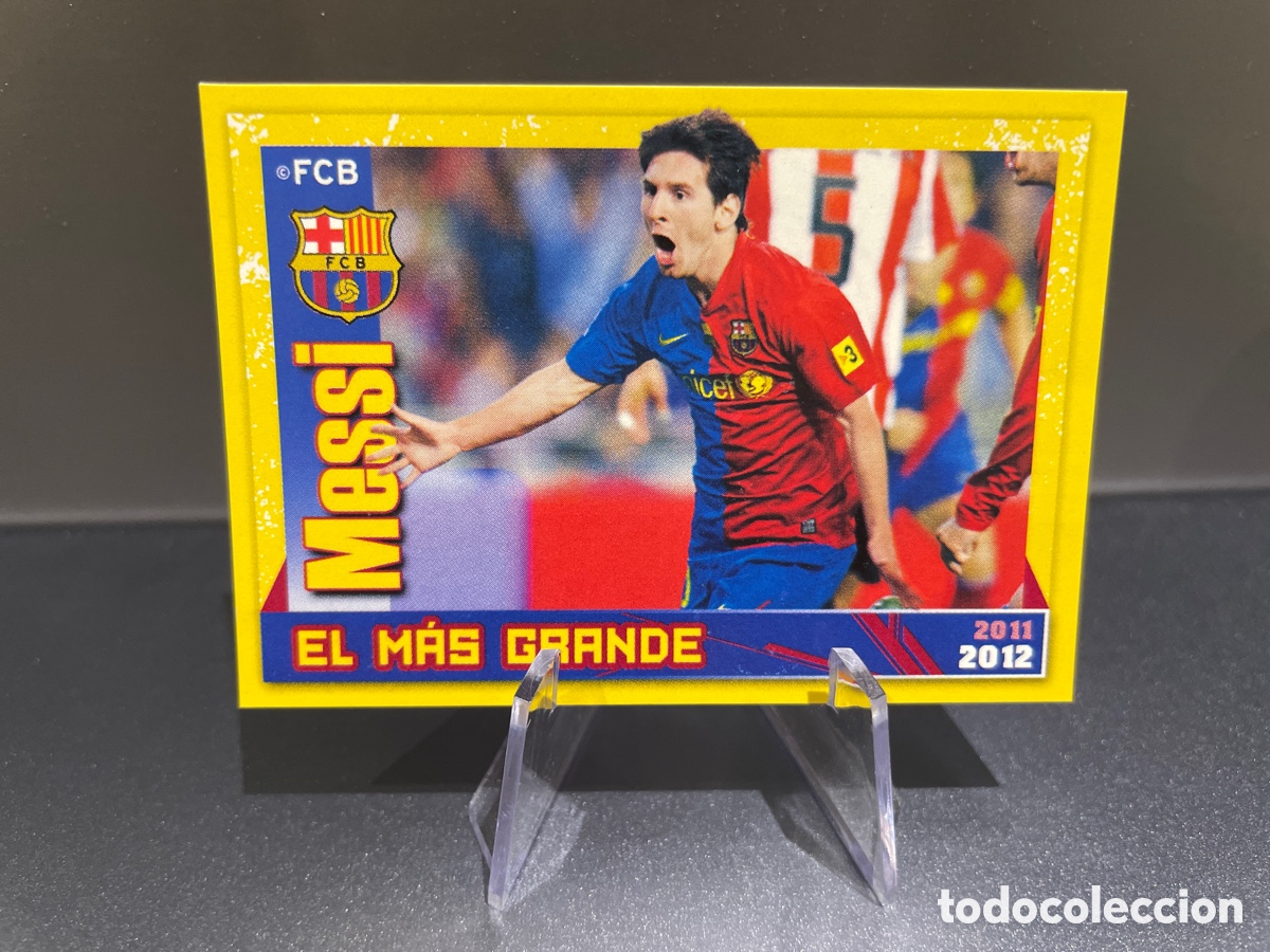 Football Stickers: Lionel Messi 142 El Mas Grande Panini FC Barcelona 2011-12 Coleccion Oficial Cromos