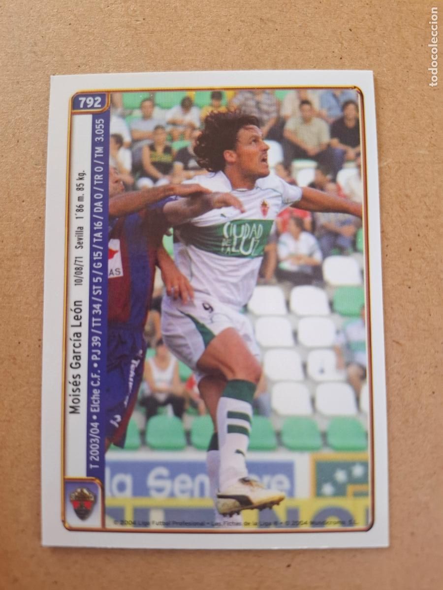 Cromos de Futebol: MUNDICROMO 2004 2005 04 05 - 792 MOIS&Eacute;S / NINO - ELCHE CF