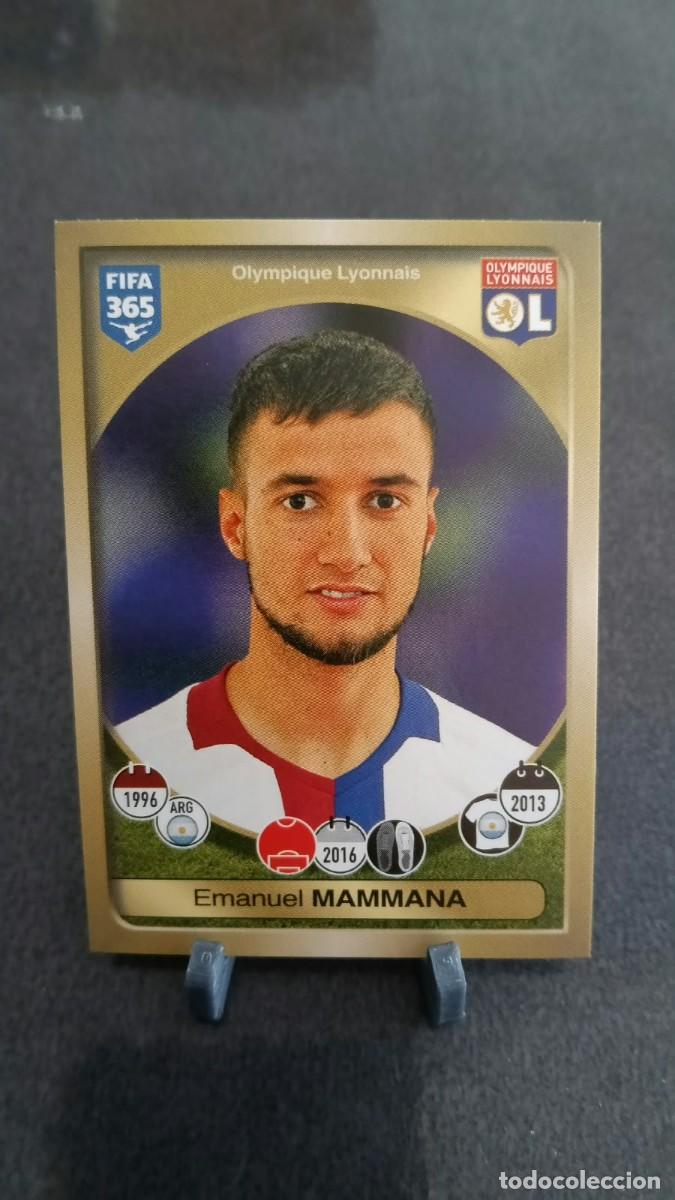 Fu&szlig;ball-Sticker: Mammana 140 Olympique de Lyon 2016 2017 Fifa 365 Sin Pegar
