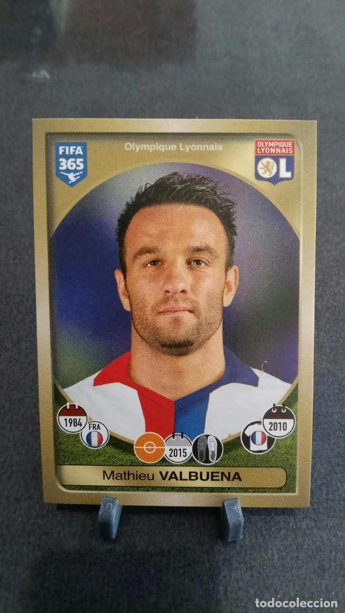 Cromos de f&uacute;tbol: Valbuena 145 Olympique de Lyon 2016 2017 Fifa 365 Sin Pegar