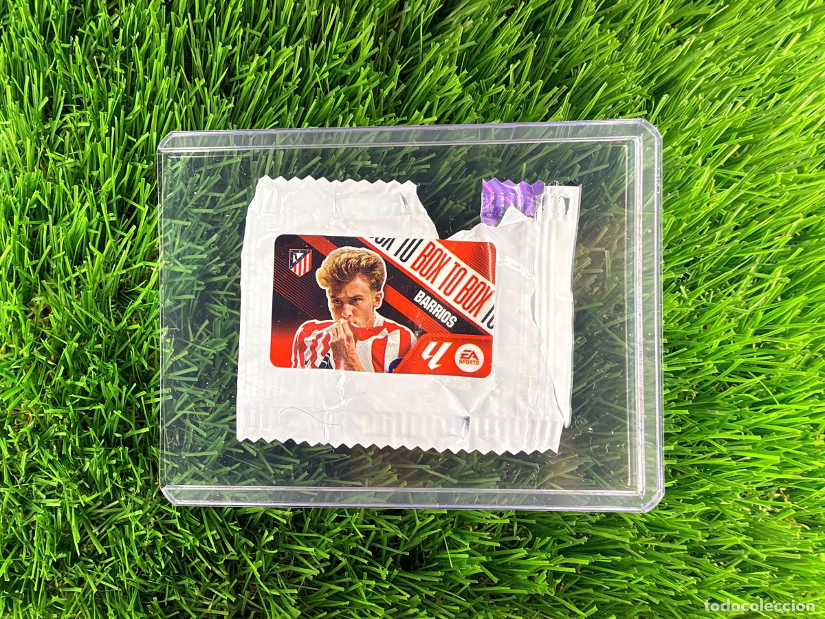 Cromos de f&uacute;tbol: Barrios Box to Box Atl&eacute;tico de Madrid Chicles Liga 26 27