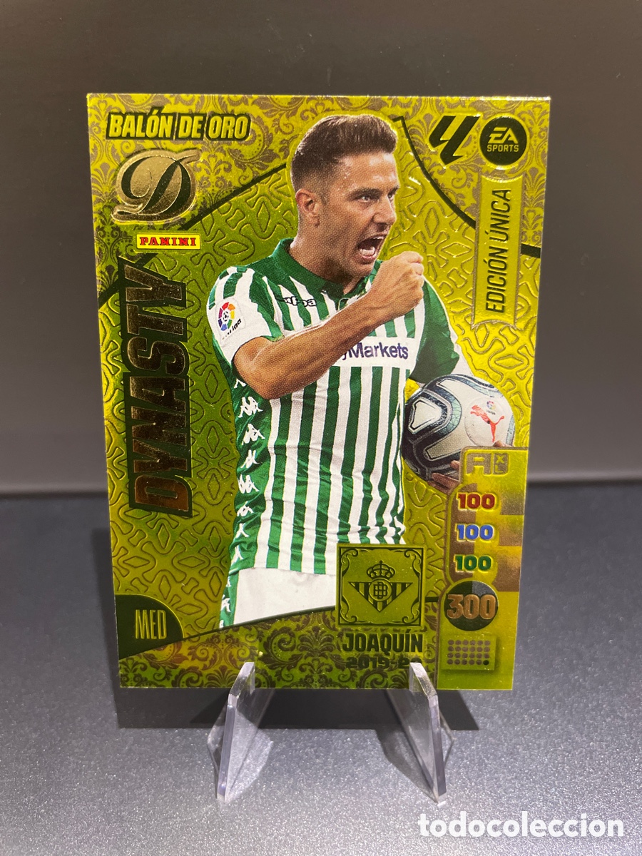 Football Stickers: Joaquin Dynasty Balon de Oro Edicion Uinica Panini Adrenalyn 2024-25 Betis