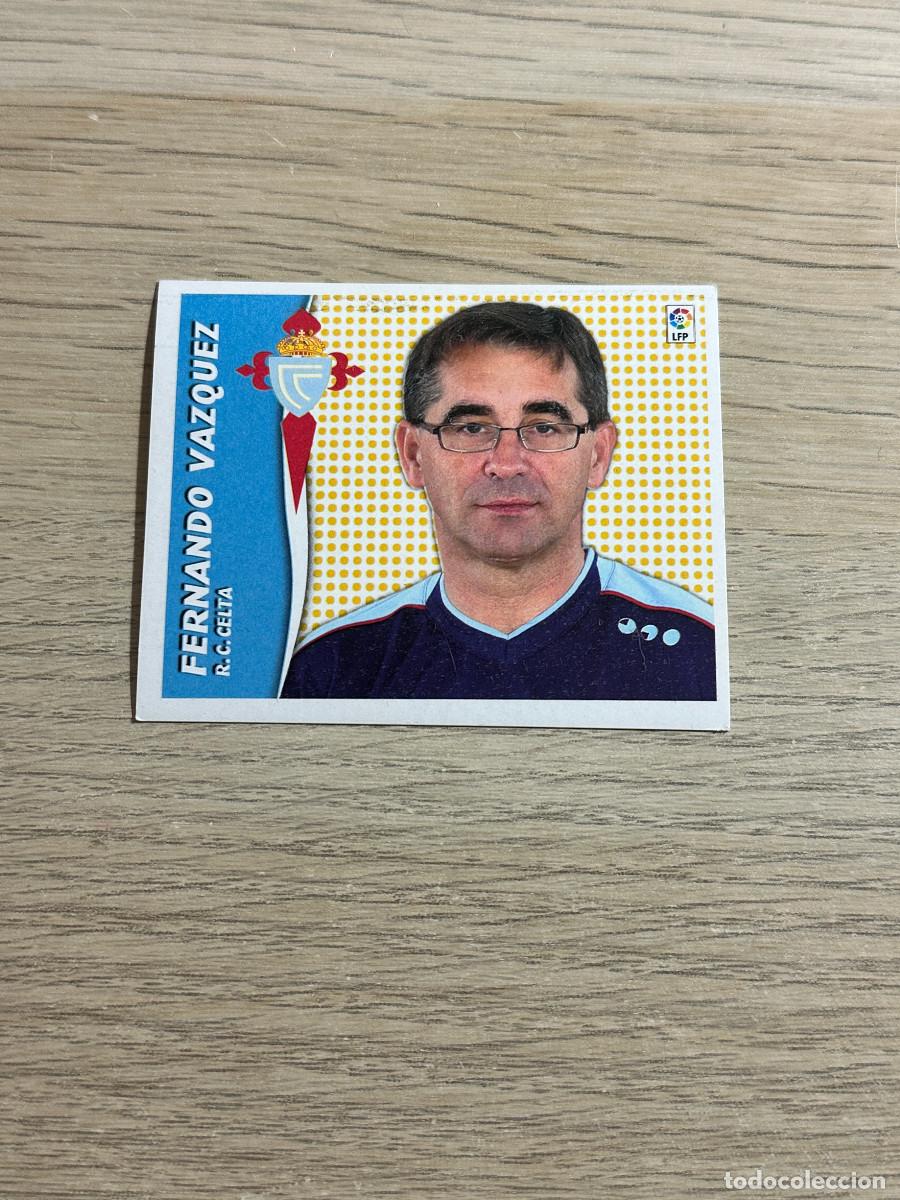 Cromos de f&uacute;tbol: ENTRENADOR CELTA COLECCIONES ESTE LIGA 2006 2007 06 07 SIN PEGAR NUNCA PEGADO