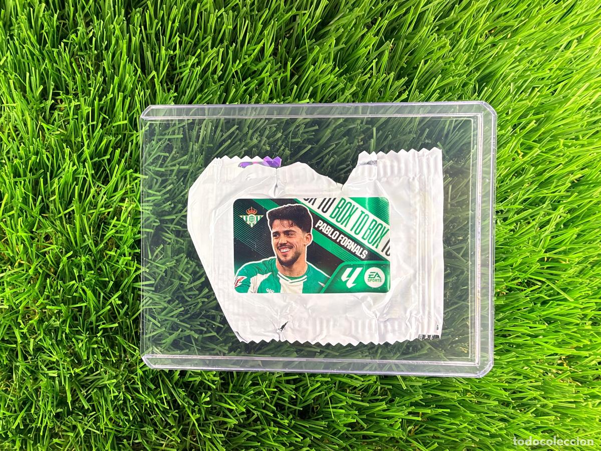 Cromos de f&uacute;tbol: Pablo Fornals Box to Box Real Betis Chicles Liga 26 27