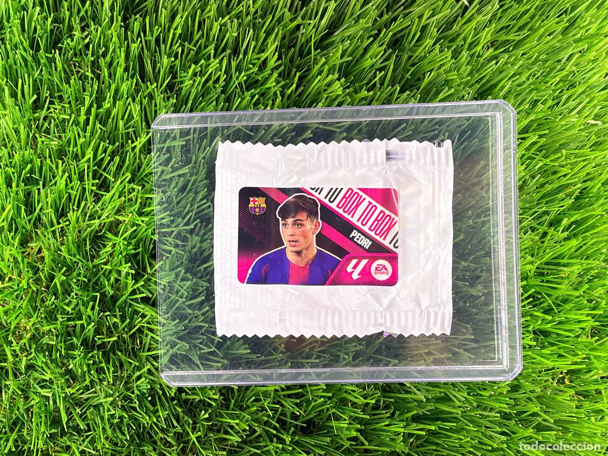 Cromos de f&uacute;tbol: Pedri Box to Box FC Barcelona Chicles Liga 26 27