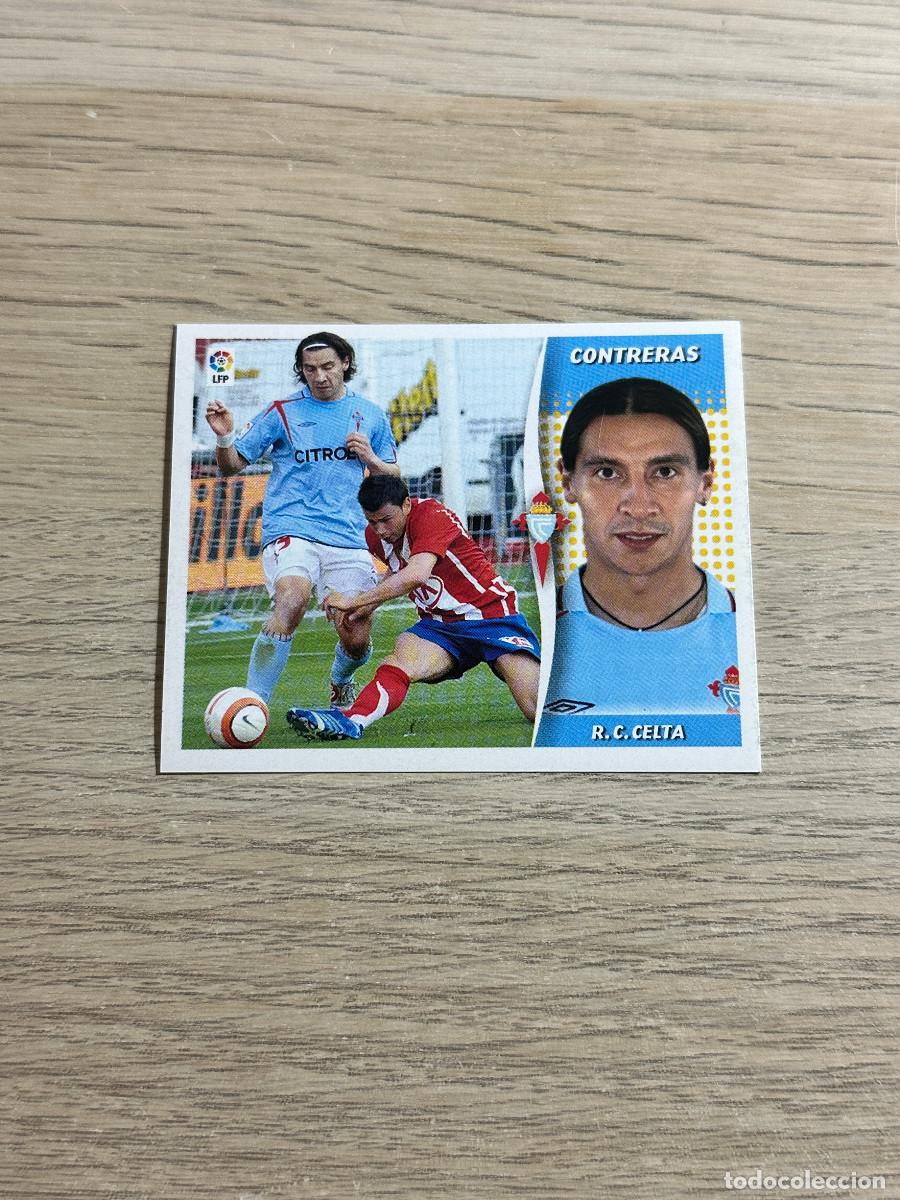 Cromos de f&uacute;tbol: CONTRERAS CELTA COLECCIONES ESTE LIGA 2006 2007 06 07 SIN PEGAR NUNCA PEGADO