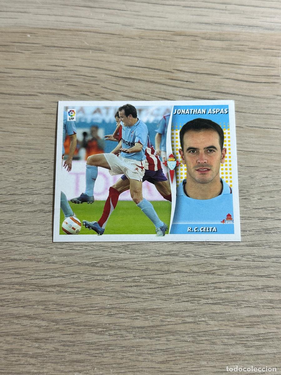 Cromos de f&uacute;tbol: JONATHAN ASPAS CELTA COLECCIONES ESTE LIGA 2006 2007 06 07 SIN PEGAR NUNCA PEGADO