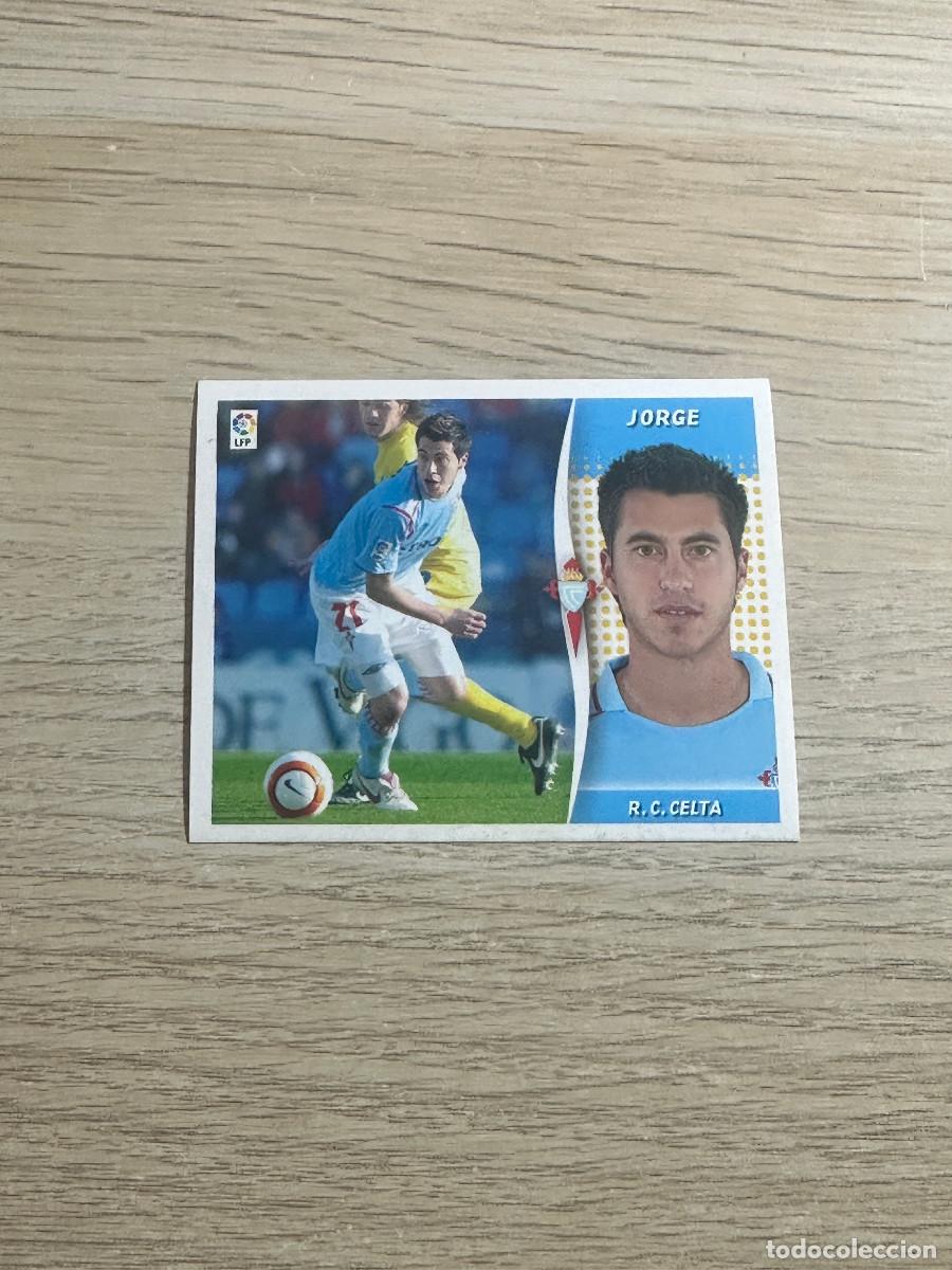 Cromos de f&uacute;tbol: JORGE CELTA COLECCIONES ESTE LIGA 2006 2007 06 07 SIN PEGAR NUNCA PEGADO