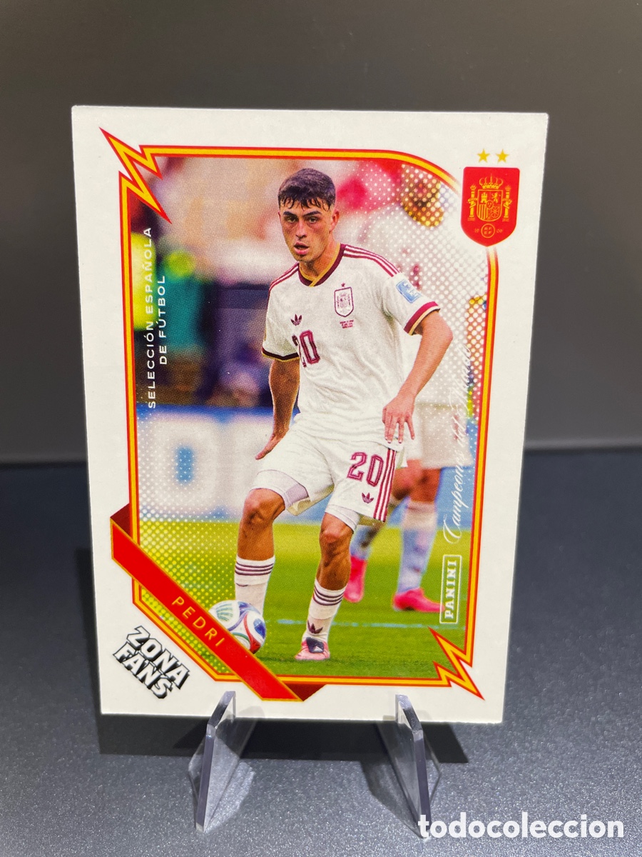 Football Stickers: Pedri 38 Zona Fans Pasion Espa&ntilde;a Panini Club 2026 Seleccion Espa&ntilde;ola