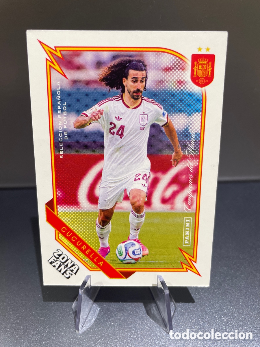 Football Stickers: Cucurella 36 Zona Fans Pasion Espa&ntilde;a Panini Club 2026 Seleccion Espa&ntilde;ola