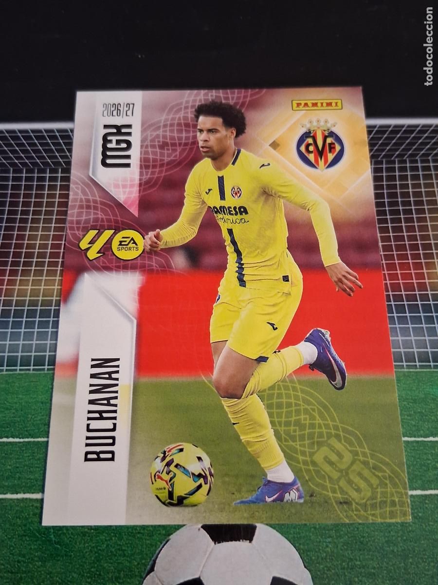 Cromos de f&uacute;tbol: 374 BUCHANAN VILLARREAL CROMOS MEGACRACKS MGK LIGA FUTBOL PANINI 2026 2027 26 27