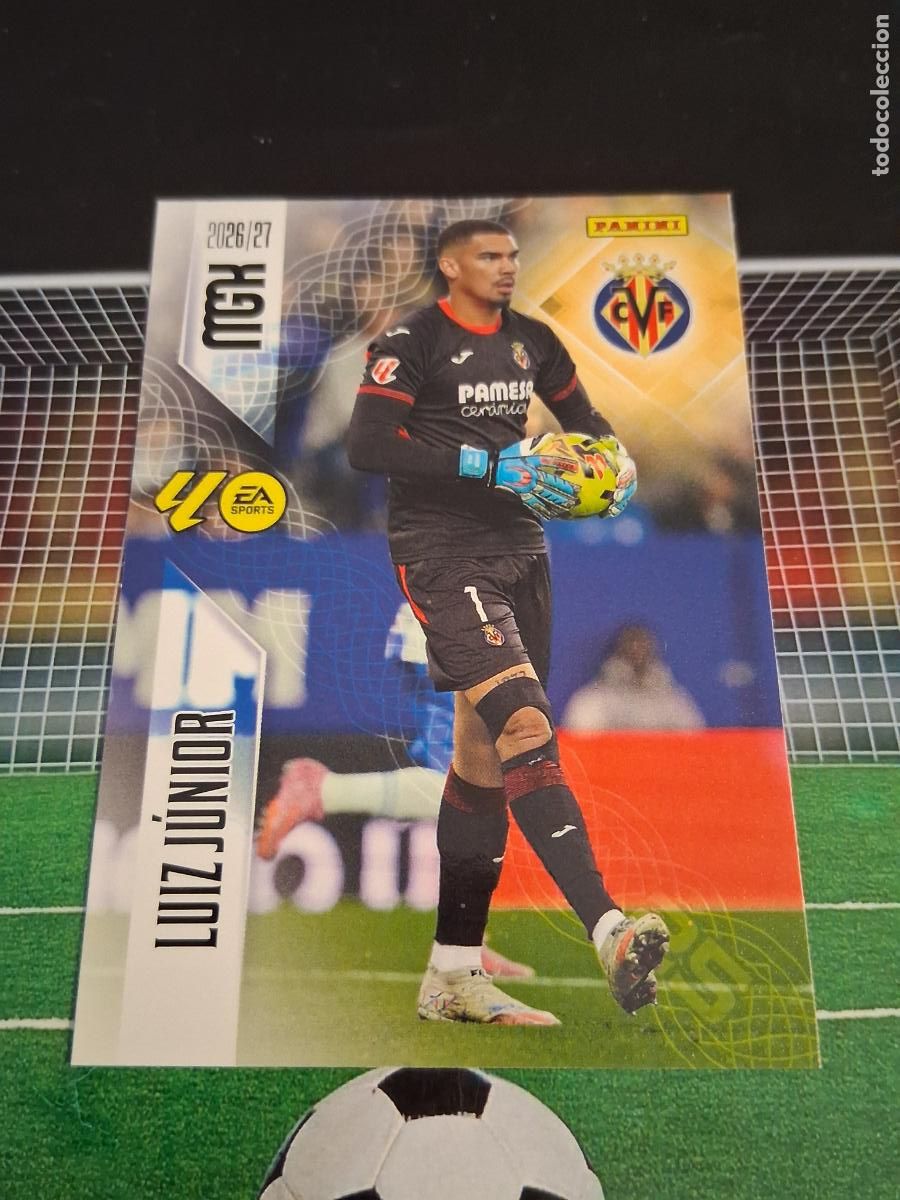 Cromos de f&uacute;tbol: 362 LUIZ JUNIOR VILLARREAL CROMOS MEGACRACKS MGK LIGA FUTBOL PANINI 2026 2027 26 27