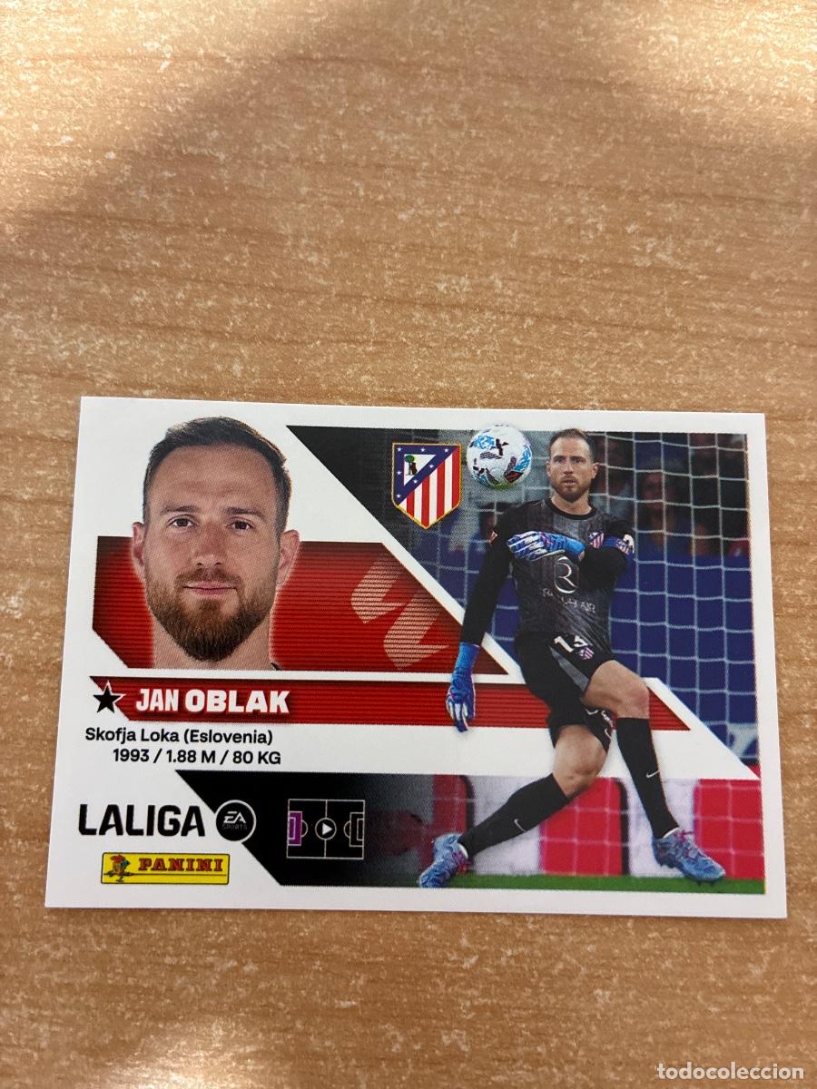 Cromos de f&uacute;tbol: 3 OBLAK ATL&Eacute;TICO MADRID LIGA ESTE 2026 2027