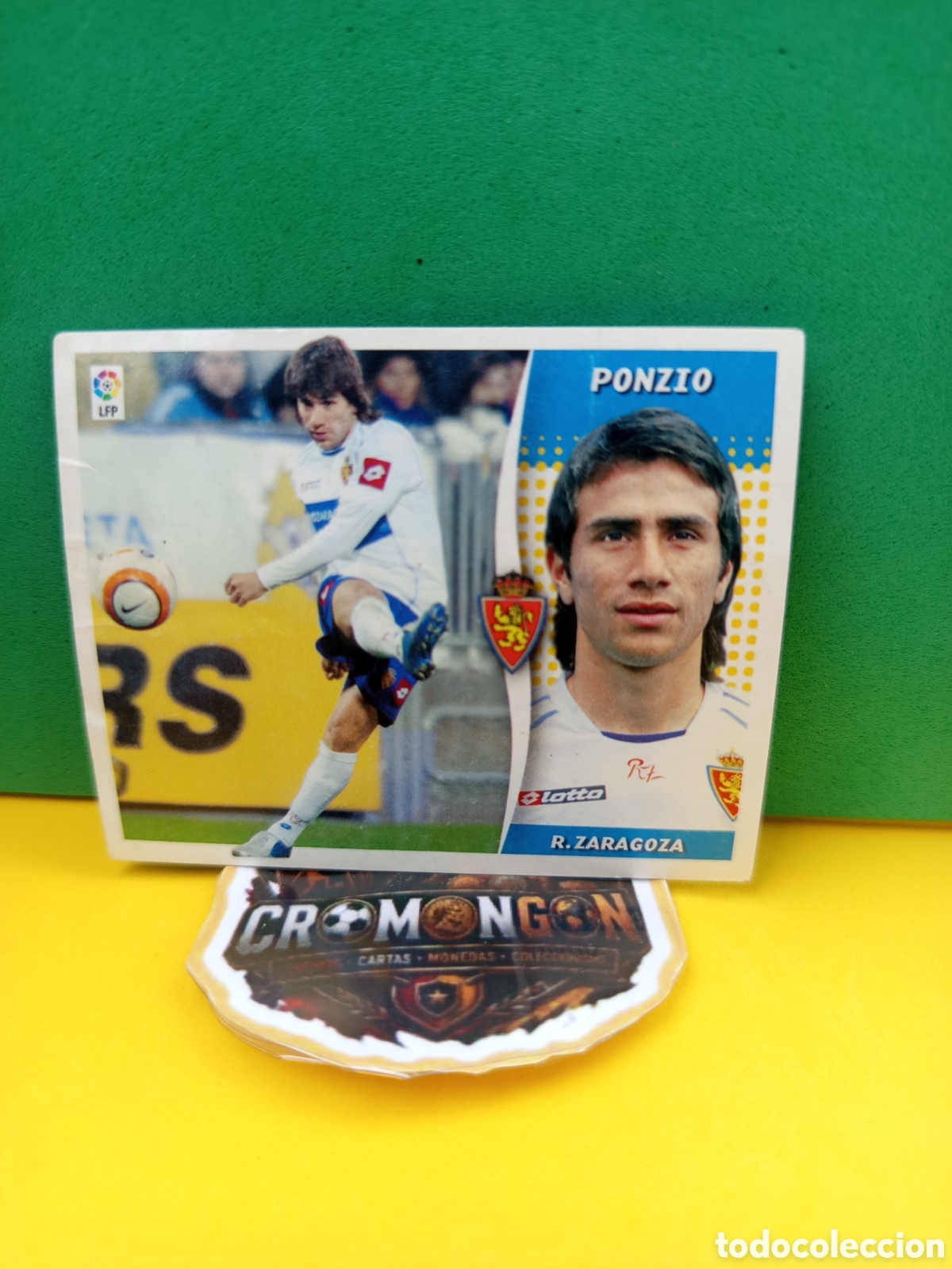 Fu&szlig;ball-Sticker: ❇️ CROMO ⚽ PONZIO ZARAGOZA LIGA 2006 2007 06 07 ED ESTE SIN PEGAR ❇️