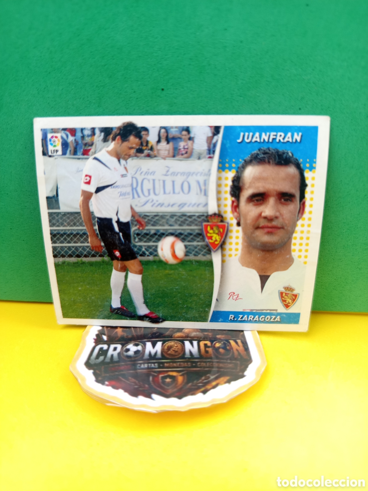 Fu&szlig;ball-Sticker: ❇️ CROMO ⚽ JUANFRAN ZARAGOZA LIGA 2006 2007 06 07 ED ESTE SIN PEGAR ❇️