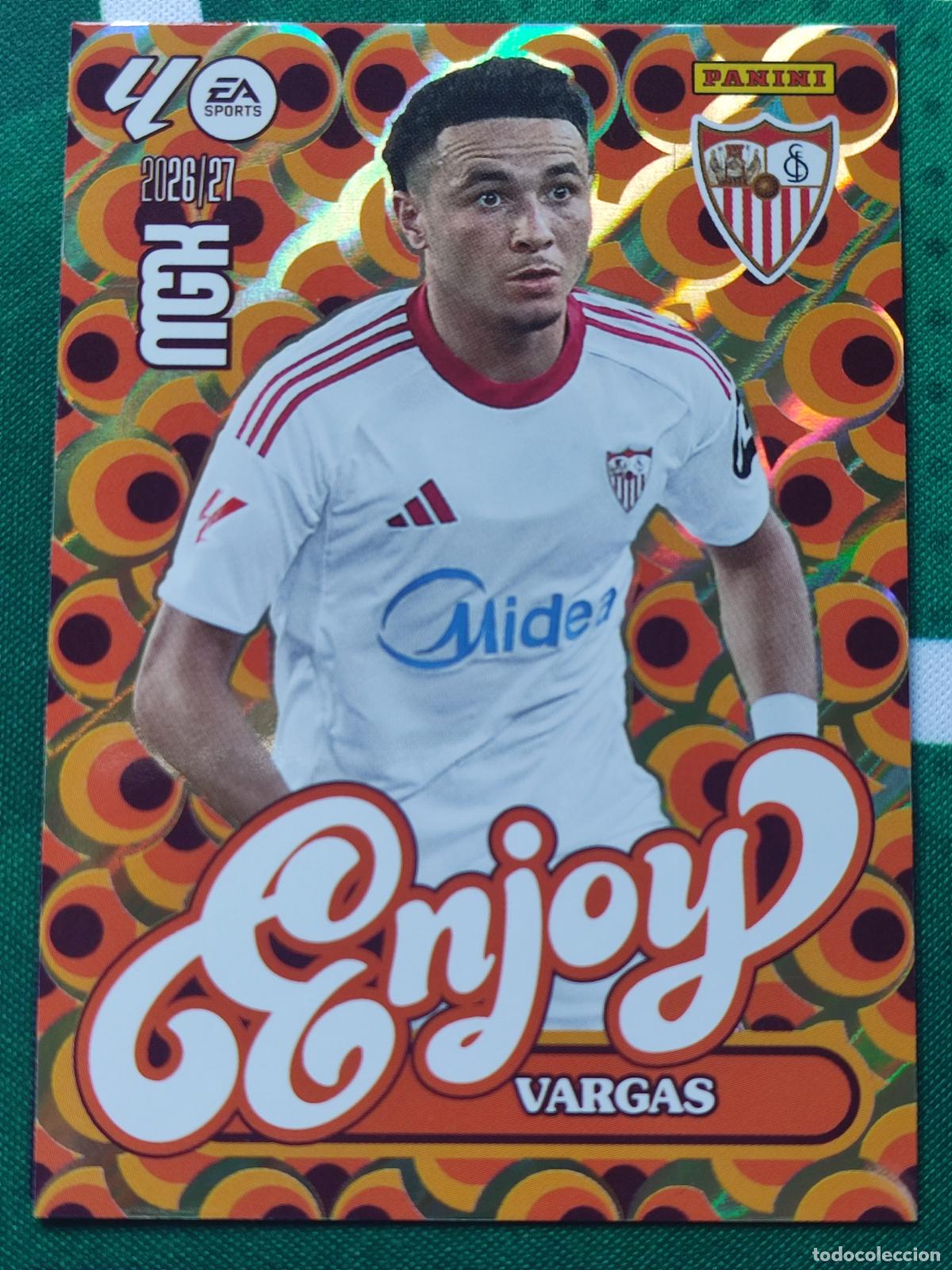 Fu&szlig;ball-Sticker: 387 Vargas Sevilla FC Enjoy MEGACRACKS 2026 2027 - 26 27 MGK