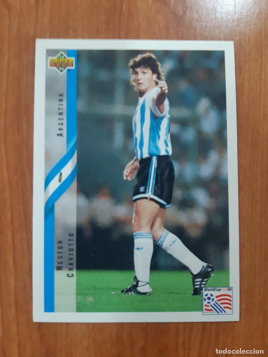Cromos de f&uacute;tbol: N&deg;235 NESTOR CRAVIOTTO ARGENTINA WORLD CUP USA 94 UPPER DECK 1994