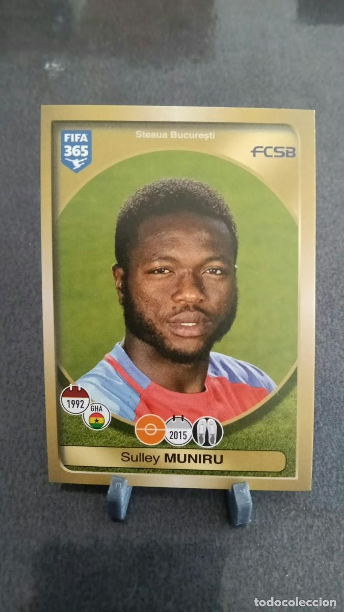 Cromos de f&uacute;tbol: Muniru 390 Steaua Bucaresti Bucarest 2016 2017 Fifa 365 Sin Pegar