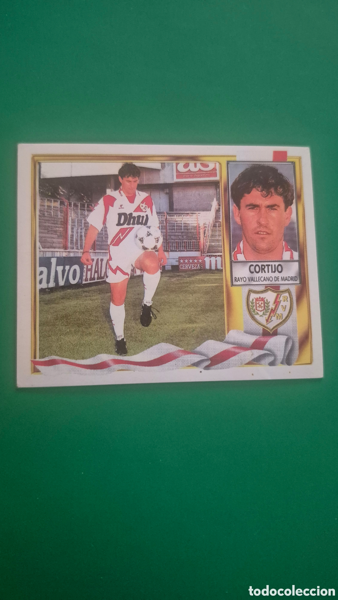 Cromos de f&uacute;tbol: CROMO SIN PEGAR NUNCA PEGADO ALBUM LIGA ESTE 95 96 1995 1996 FICHAJES # 6 CORTIJO RAYO VALLECANO