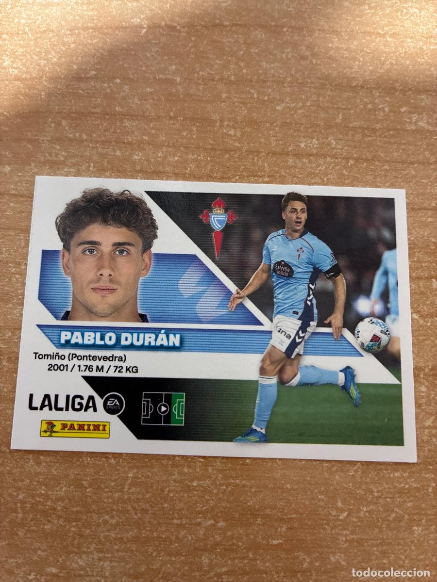 Cromos de f&uacute;tbol: 18 A PABLO DUR&Aacute;N CELTA VIGO LIGA ESTE 2026 2027