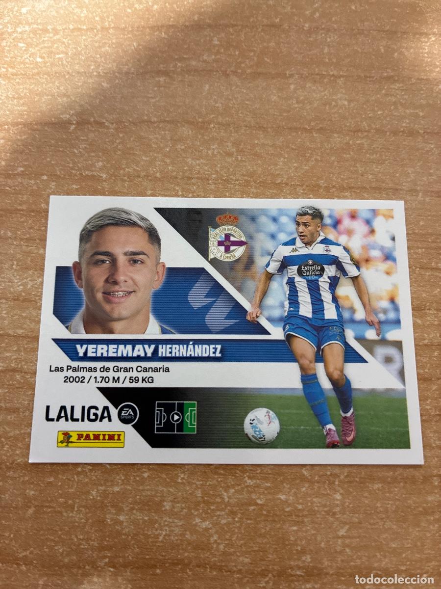 Cromos de f&uacute;tbol: 18 YEREMAY HERN&Aacute;NDEZ DEPORTIVO CORU&Ntilde;A LIGA ESTE 2026 2027