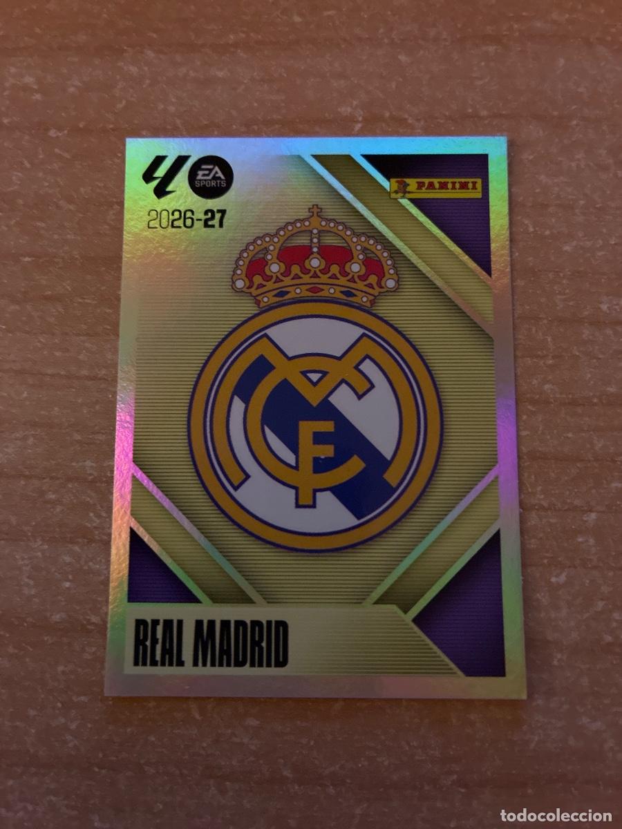 Football Stickers: 1 ESCUDO REAL MADRID LIGA ESTE 2026 2027