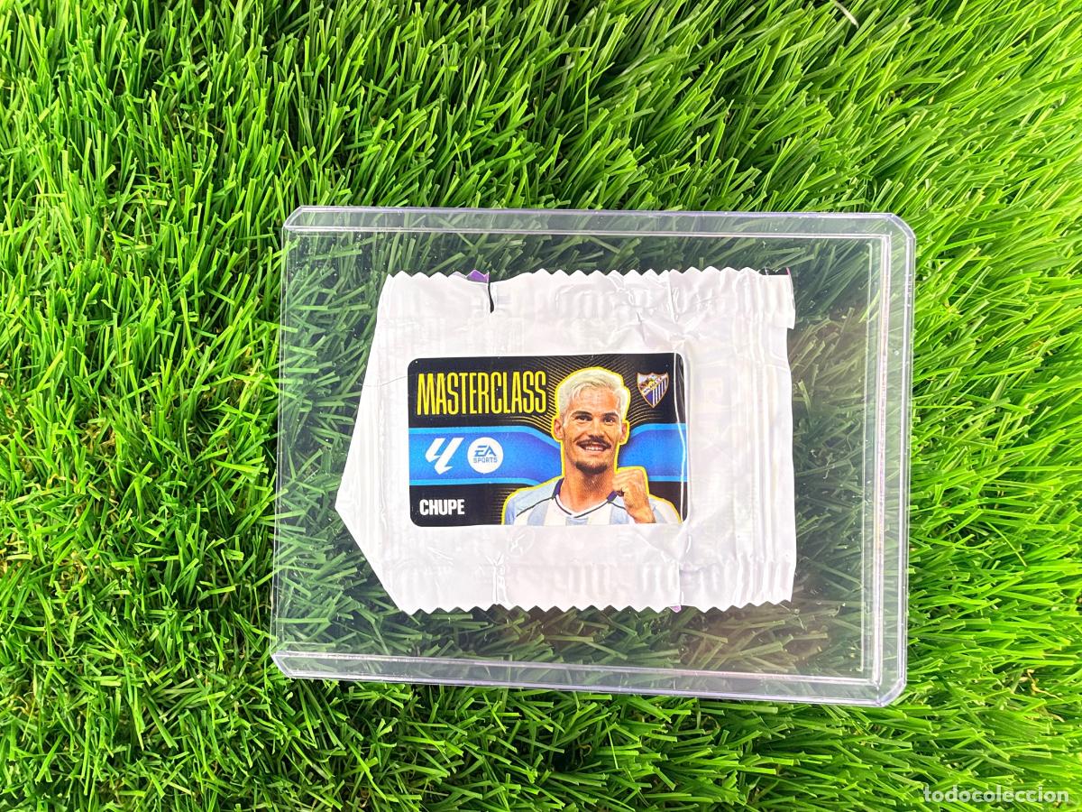 Football Stickers: Chupe Master Class M&aacute;laga CF Chicles Liga 26 27
