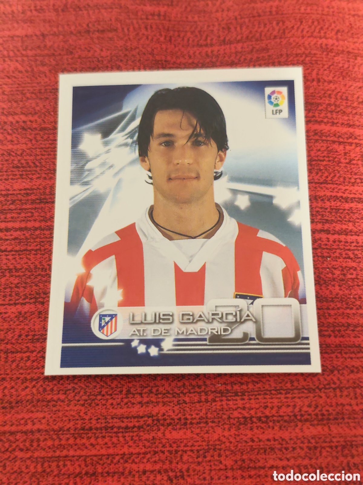 Cromos de f&uacute;tbol: 94 LUIS GARC&Iacute;A ATL&Eacute;TICO MADRID SUPERLIGA DE ESTRELLAS 2002 2003