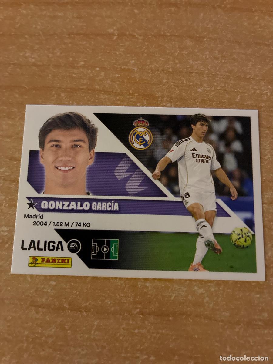 Cromos de f&uacute;tbol: 17 GONZALO REAL MADRID LIGA ESTE 2026 2027
