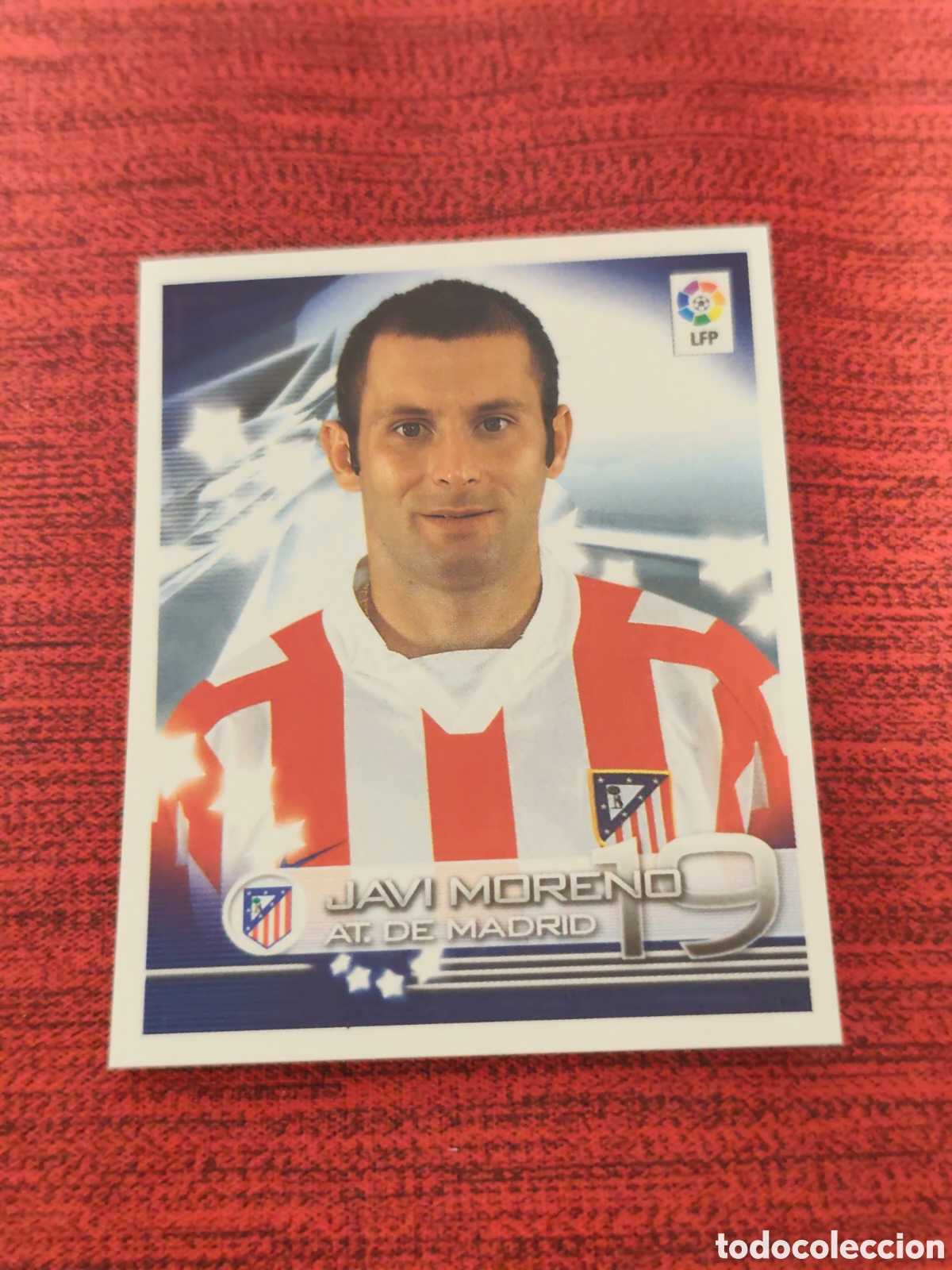 Cromos de f&uacute;tbol: 98 JAVI MORENO ATL&Eacute;TICO MADRID SUPERLIGA DE ESTRELLAS 2002 2003