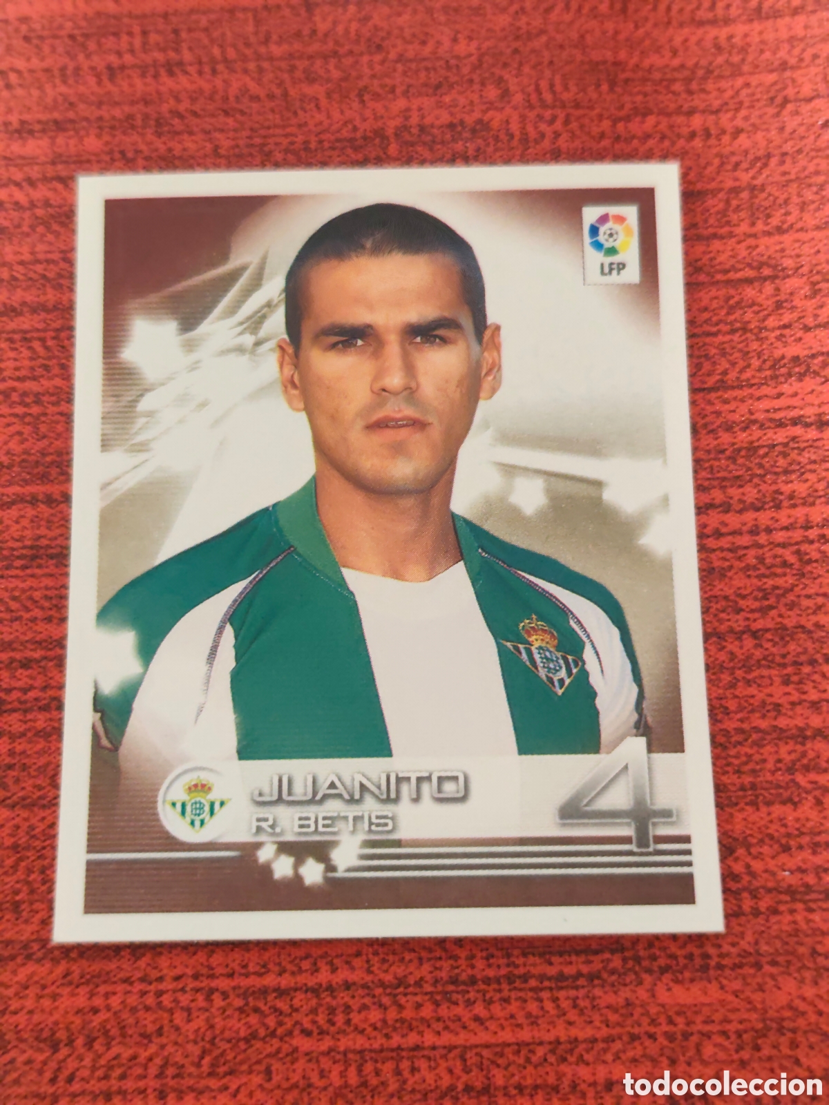 Cromos de f&uacute;tbol: 119 JUANITO REAL BETIS SUPERLIGA DE ESTRELLAS 2002 2003