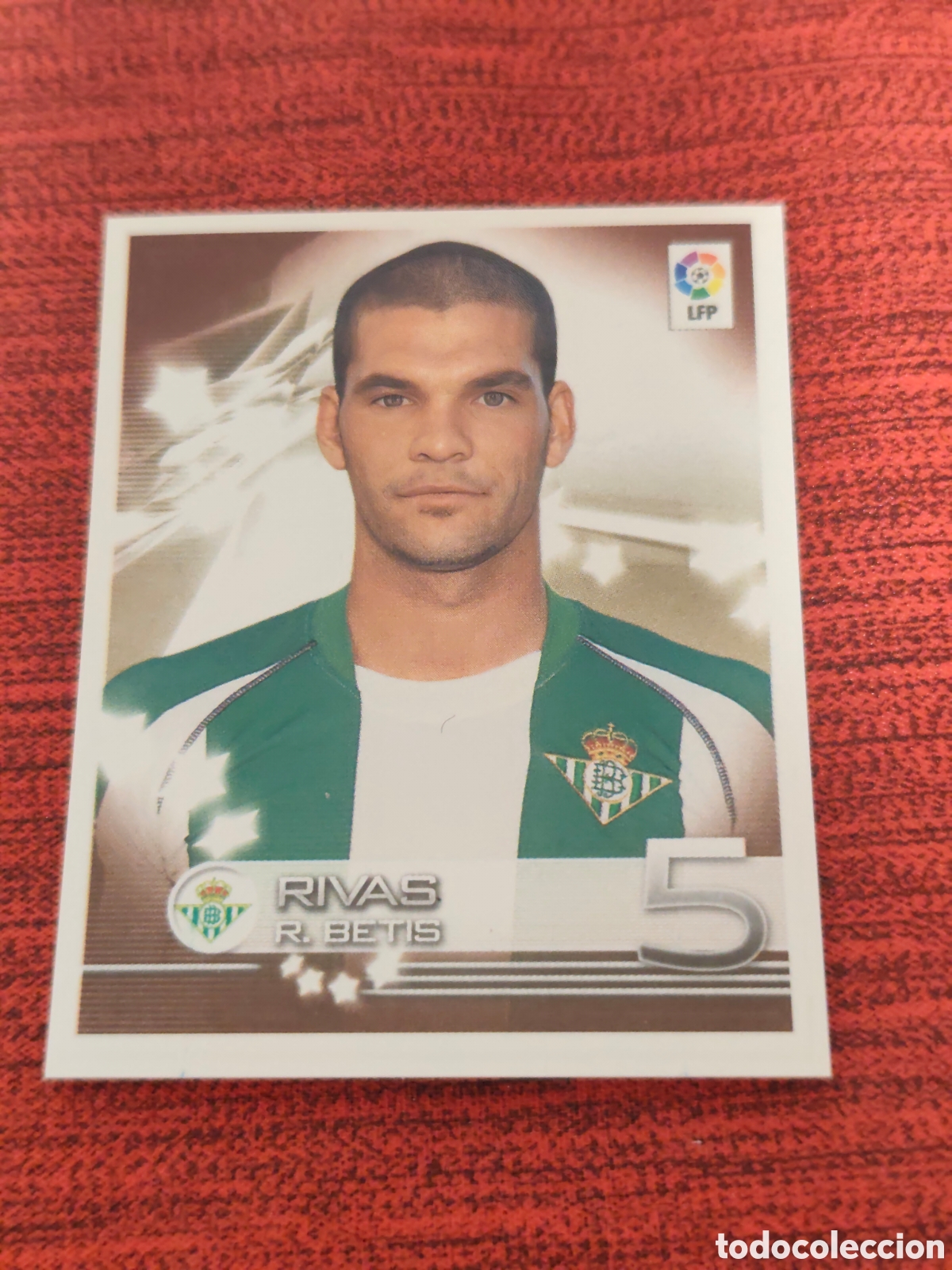 Cromos de f&uacute;tbol: 120 RIVAS REAL BETIS SUPERLIGA DE ESTRELLAS 2002 2003