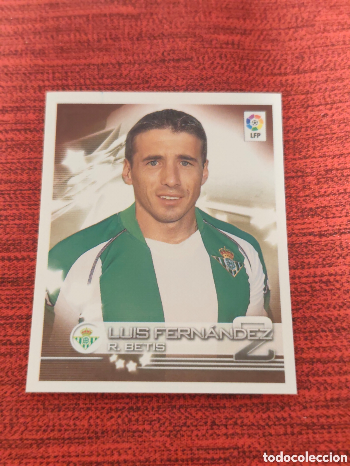 Figurine di Calcio: 122 LUIS FERN&Aacute;NDEZ REAL BETIS SUPERLIGA DE ESTRELLAS 2002 2003