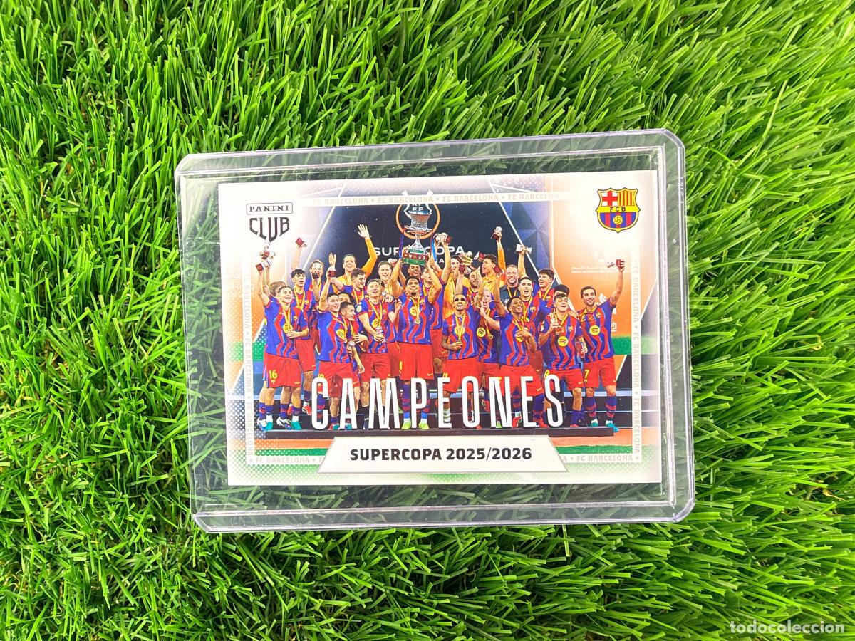 Cromos de f&uacute;tbol: N&ordm; 5 Supercopa 2025-26 ADN FC Barcelona Panini Club FC Barcelona 25 26