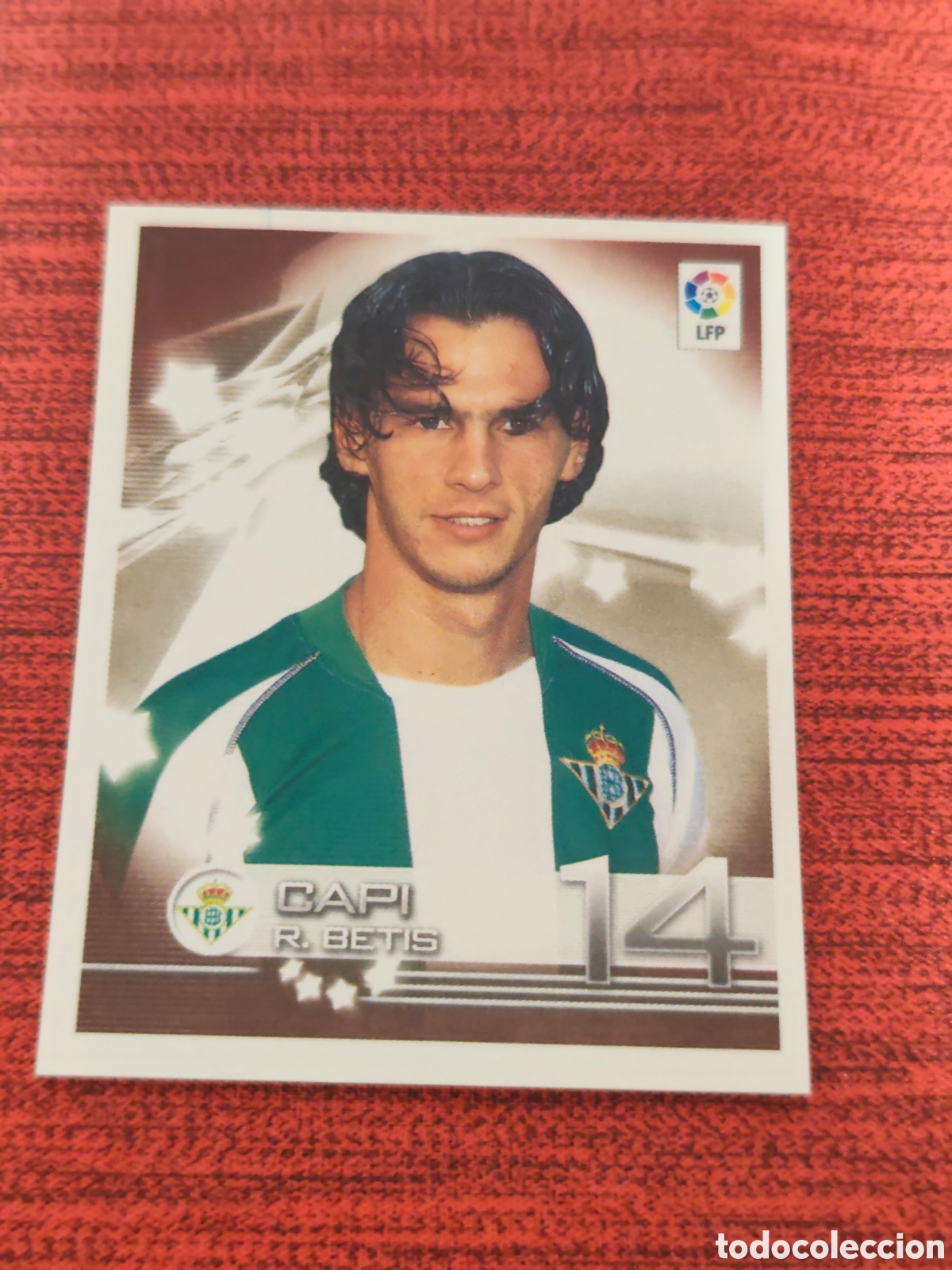 Cromos de f&uacute;tbol: 129 CAPI REAL BETIS SUPERLIGA DE ESTRELLAS 2002 2003