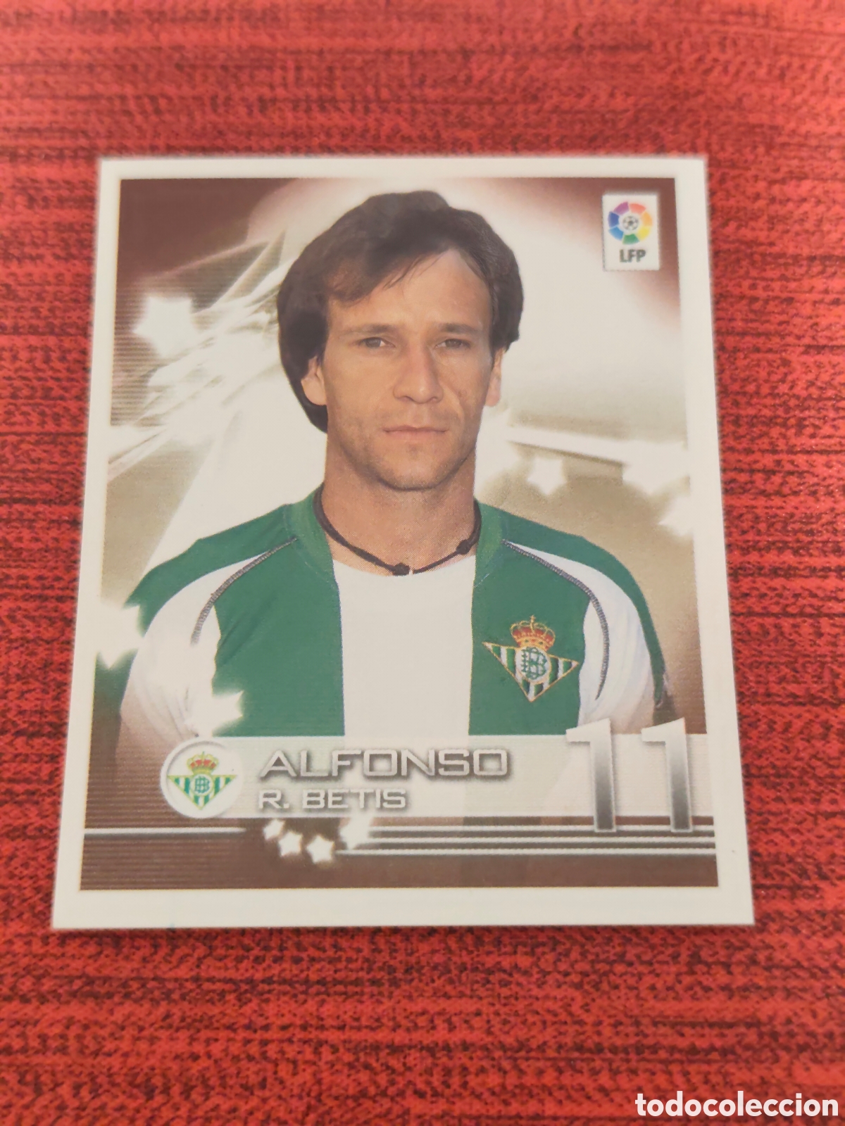 Cromos de f&uacute;tbol: 131 ALFONSO REAL BETIS SUPERLIGA DE ESTRELLAS 2002 2003