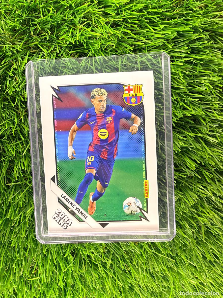 Cromos de f&uacute;tbol: N&ordm; 41 Lamine Yamal Zona Fans FC Barcelona Panini Club FC Barcelona 25 26