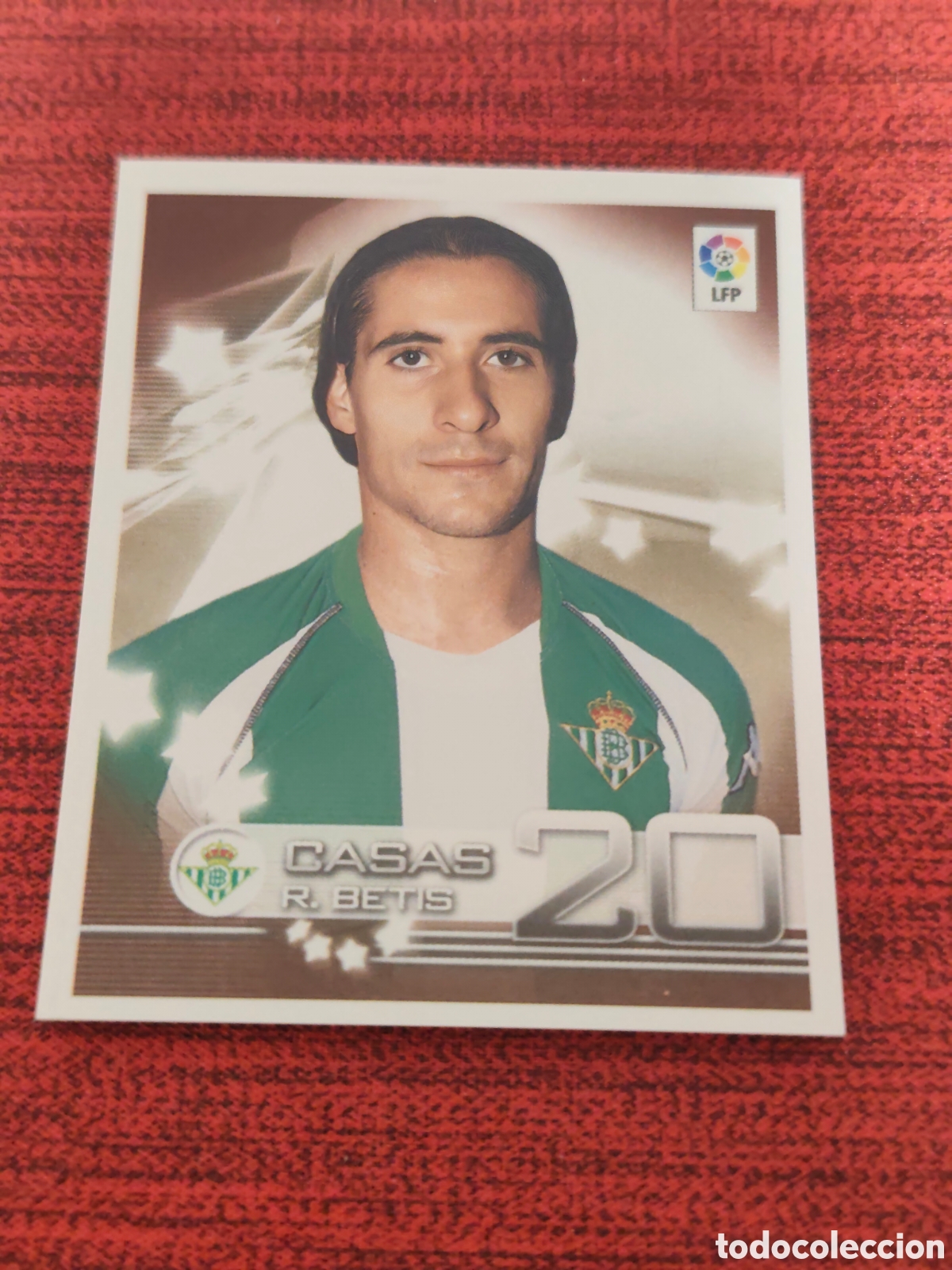 Cromos de f&uacute;tbol: 132 CASAS REAL BETIS SUPERLIGA DE ESTRELLAS 2002 2003