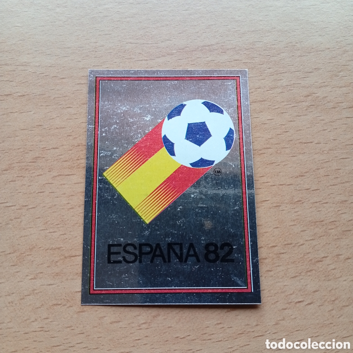Football Stickers: 1982 ESPA&Ntilde;A 82 WORLD CUP - N&ordm; 2 LOGOTIPO, METALIZADO - PANINI