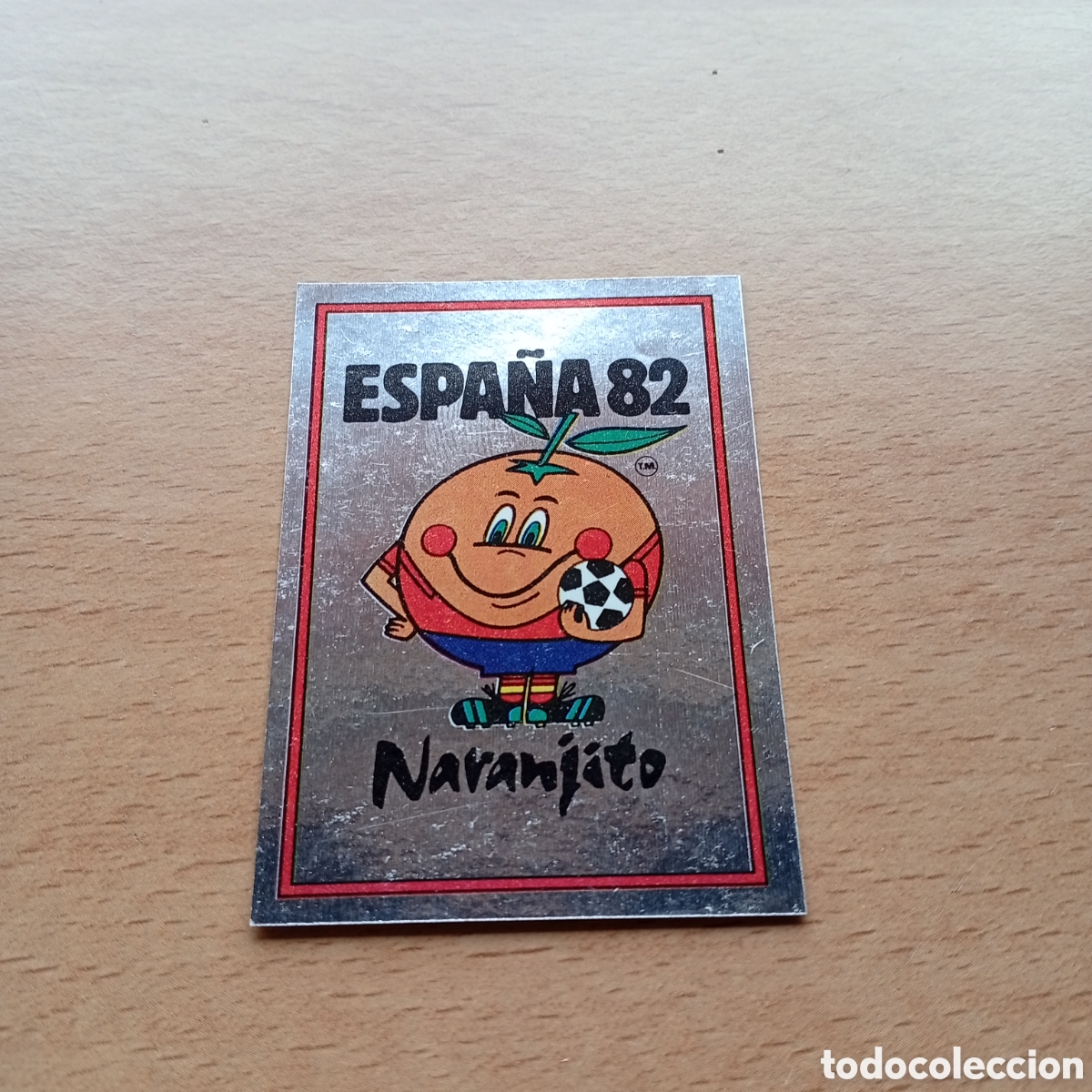 Football Stickers: 1982 ESPA&Ntilde;A 82 - N&ordm; 3 NARANJITO METALIZADO - PANINI
