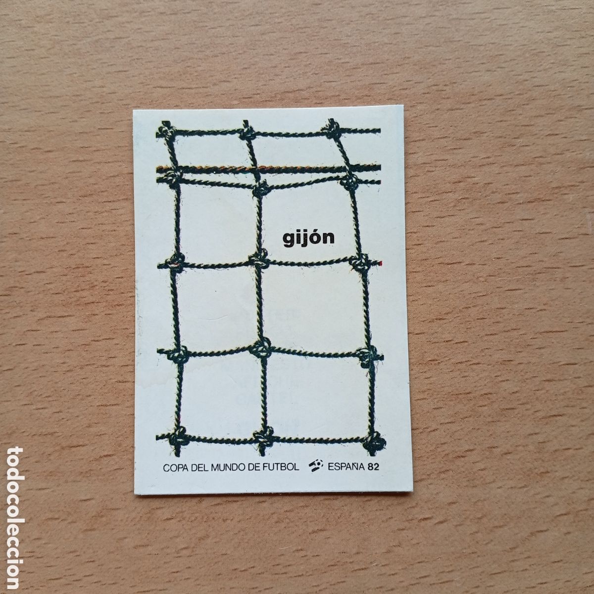 Football Stickers: 1982 ESPA&Ntilde;A 82 - N&ordm; 10 CARTEL GIJON - PANINI