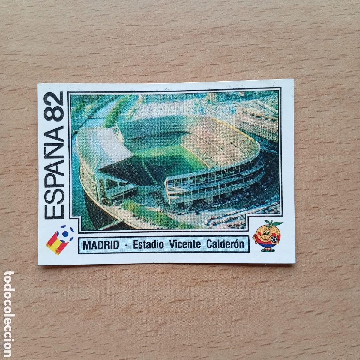 Football Stickers: 1982 ESPA&Ntilde;A 82 - N&ordm; 12 ESTADIO VICENTE CALDERON - PANINI