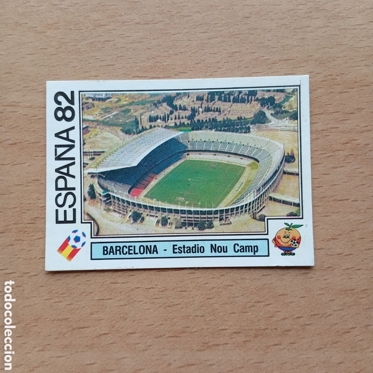 Football Stickers: 1982 ESPA&Ntilde;A 82 - N&ordm; 13 ESTADIO NOU CAMP - PANINI