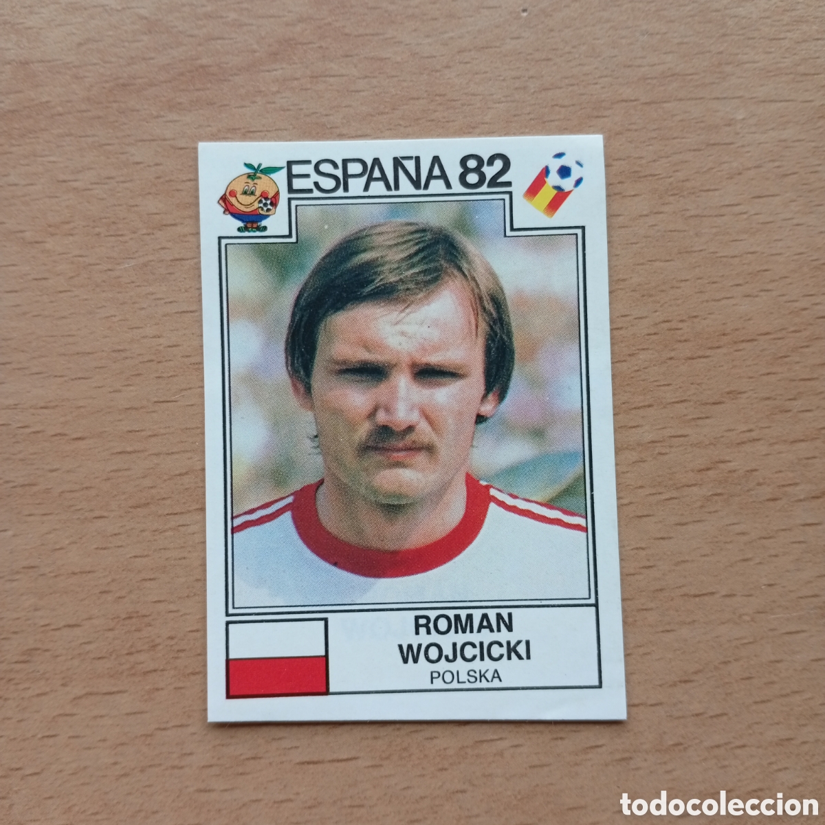 Fu&szlig;ball-Sticker: 1982 ESPA&Ntilde;A 82 - N&ordm; 62 ROMAN WOJCICKI - POLONIA - PANINI