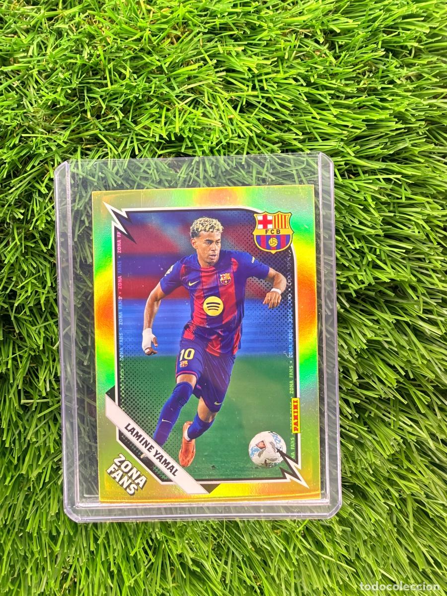 Cromos de f&uacute;tbol: N&ordm; KO41 Lamine Yamal Zona Fans Gold FC Barcelona Panini Club FC Barcelona 25 26