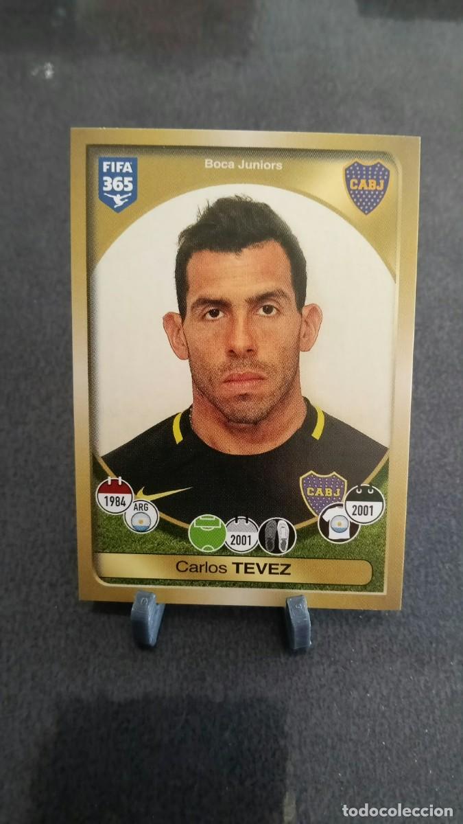 Cromos de f&uacute;tbol: Carlos Tevez 543 Boca Juniors 2016 2017 Fifa 365 Sin Pegar
