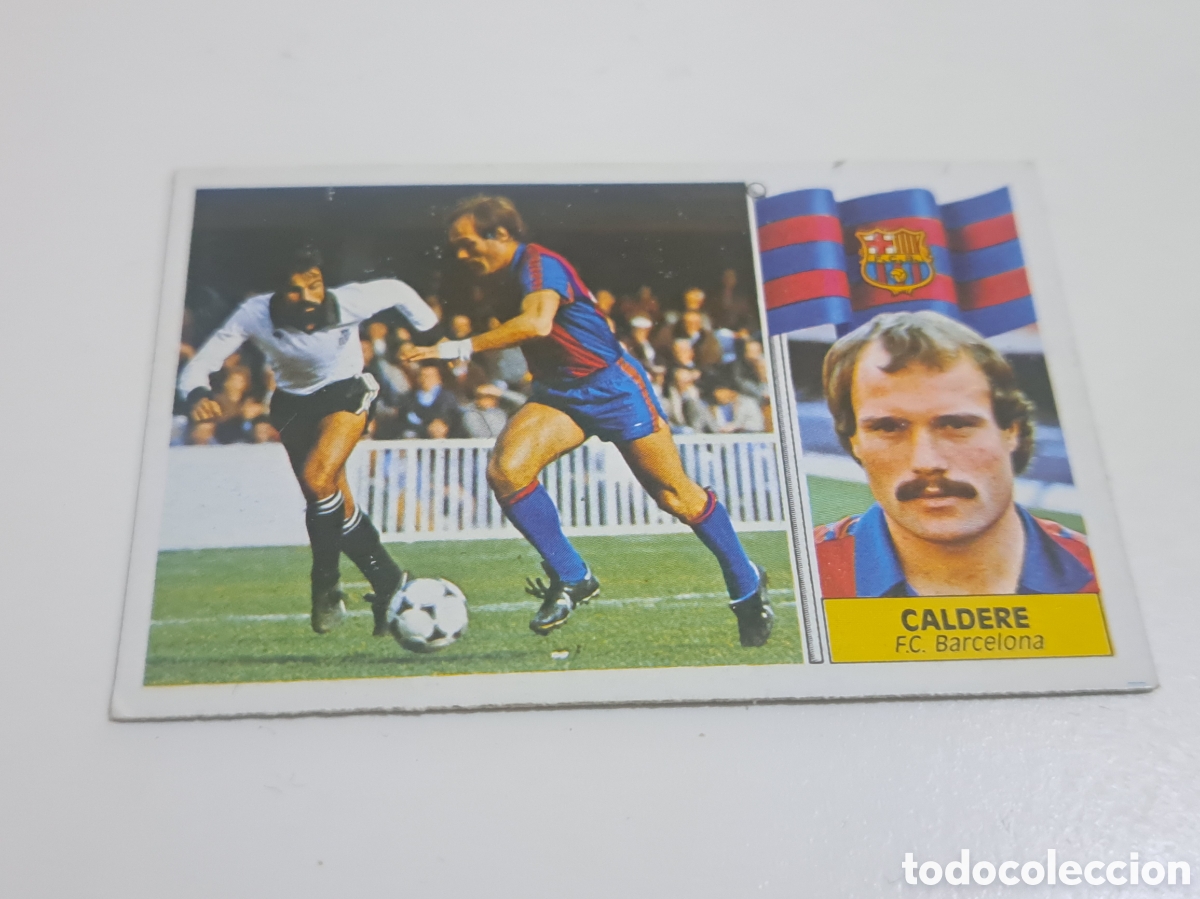 Cromos de f&uacute;tbol: CROMO LIGA 86-87 EDICIONES ESTE CALDERE FC BARCELONA BAR&Ccedil;A , NUNCA PEGADO , TENGO M&Aacute;S MIRA MIS LOTES