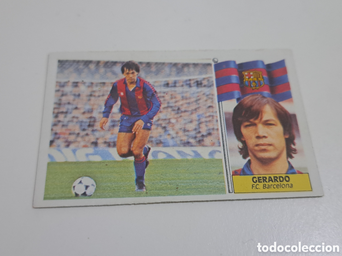 Cromos de Futebol: CROMO LIGA 86-87 EDICIONES ESTE GERARDO FC BARCELONA BAR&Ccedil;A , NUNCA PEGADO , TENGO M&Aacute;S MIRA MIS LOTES