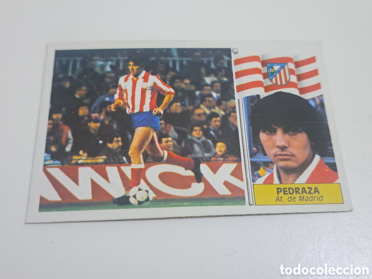 Figurine di Calcio: CROMO LIGA 86-87 EDICIONES ESTE PEDRAZA AT MADRID BAJA , NUNCA PEGADO , TENGO M&Aacute;S MIRA MIS LOTES